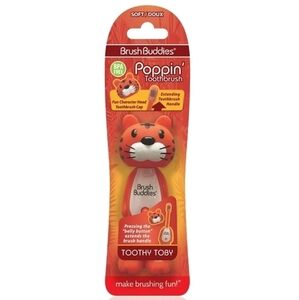 Brush Buddies Poppin Toothy Toby‎ Tiger Toothbrush